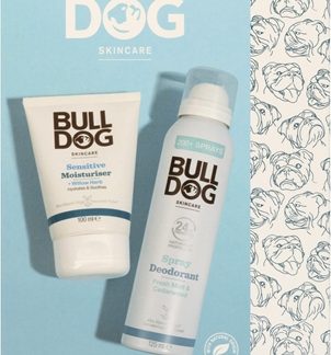 BulldogSensitive Duo confezione regalo per corpo e viso per uomo 2 pz