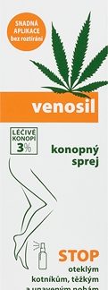 CannadermVenosil cannabis spray spray deodorante per i piedi con canapa attiva 150 ml