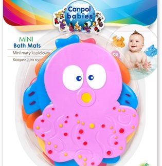 Canpol babiesBath Mini tappetino antiscivolo per la vasca mini 5 pz