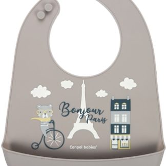 Canpol babiesBonjour Paris Bibs bavaglino Beige 1 pz