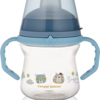 Canpol babiesBonjour Paris FirstCup tazza con maniglie Blue 6m+ 150 ml
