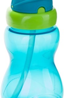 Canpol babiesSport Cup bottiglia per bambini con cannuccia 12m+ Blue 270 ml