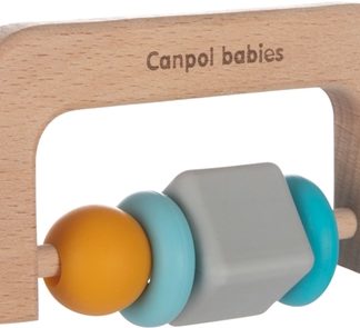 Canpol babiesTeethers Wood-Silicone dentaruolo 1 pz