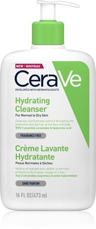 CeraVeHydrating Cleanser emulsione detergente effetto idratante473 ml