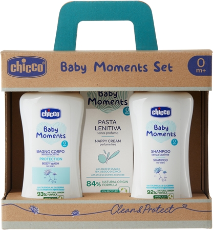 ChiccoBaby Moments Clean & Protect confezione regalo per neonati
