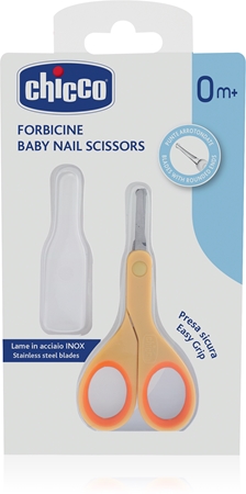 ChiccoBaby Nail Scissors forbici per bambini con punta arrotondata 0 m+ 1 pz