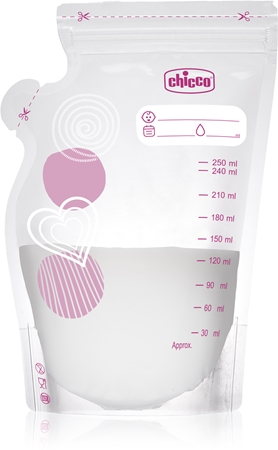 ChiccoBreast Milk Storage Bags sacchetto per conservare il latte materno 30x250 ml