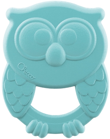 ChiccoEco+ Owly Teether dentaruolo Blue 3 m+ 1 pz