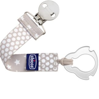 ChiccoFashion Clip Neutral fermaglio per ciuccio 1 pz