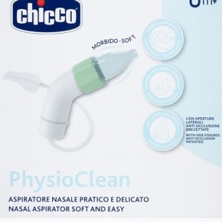 ChiccoPhysioClean Nasal Aspirator Soft and Easy dispositivo medico aspiratore nasale 0m+ 1 pz