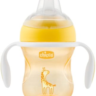 ChiccoTransition Cup Yellow tazza con maniglie 4 m+ 200 ml
