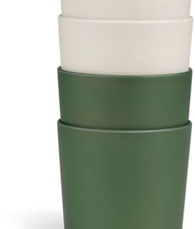 CitronBio Based Cups Set tazza Green/Cream 4 pz