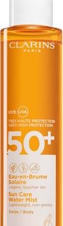 ClarinsSun Care Water Mist spray abbronzante trasparente SPF 50+ 150 ml