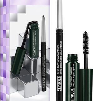 CliniqueHoliday Grab and Go confezione regalo per gli occhi Black 2 pz