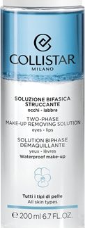 CollistarCleansers Two-phase Make-up Removing Solution Eyes-Lips struccatore addolcente bi-fase occhi-labbra200 ml