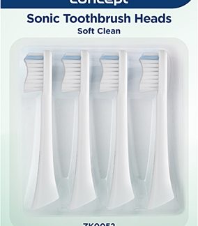 ConceptSoft Clean ZK0052 testine di ricambio per spazzolino for ZK500x 4 pz