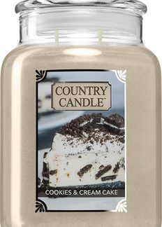 Country CandleCookies & Cream Cake candela profumata 680 g
