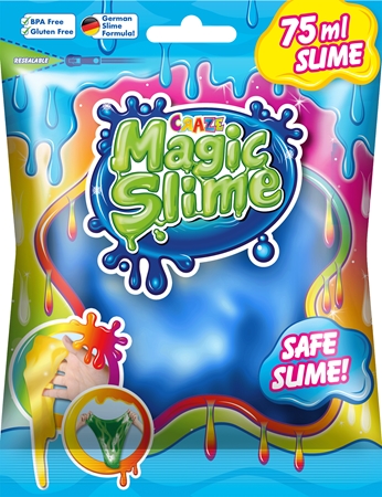 CrazeMagic Slime plastilina colorata Blue 75 ml