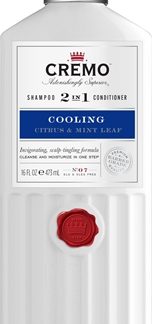 CremoCitrus & Mint Leaf 2in1 Cooling Shampoo shampoo stimolante e rinfrescante 2 in 1 per uomo 473 ml