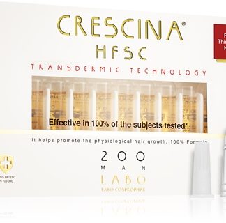 CrescinaTransdermic 200 Re-Growth trattamento per la crescita dei capelli per uomo 20x3,5 ml