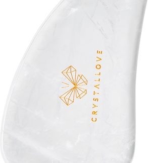 CrystalloveClear Quartz Gua Sha attrezzi per i massaggi1 pz