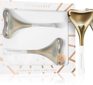 CrystalloveCryo Cryotherapy Lift & Sculpt Tools attrezzi per i massaggi per il viso2 pz