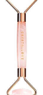 CrystalloveRose Quartz Roller rullo per massaggi per il viso1 pz