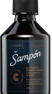 CurapilMen shampoo alla caffeina uomo per stimolare la crescita dei capelli 200 ml