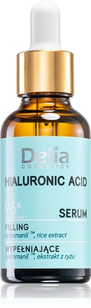 Delia CosmeticsHyaluronic Acid siero riempitivo per viso, collo e décolleté30 ml