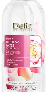 Delia CosmeticsMicellar Water Rose Petals Extract acqua micellare detergente lenitiva500 ml