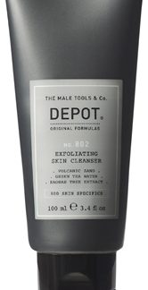 DepotNo. 802 Exfoliating Skin Cleanser gel detergente esfoliante per uomo 100 ml