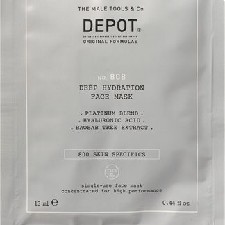 DepotNo. 808 Deep Hydration Face Mask maschera di idratazione profonda per uomo 12x13 ml