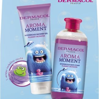 DermacolAroma Moment Plummy Monster confezione regalo per bambini Plum