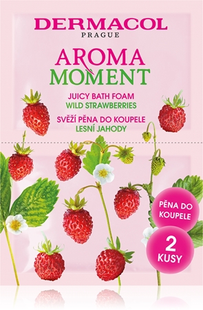 DermacolAroma Moment Wild Strawberries bagnoschiuma confezione da viaggio 2x15 ml