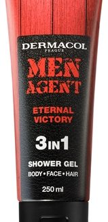 DermacolMen Agent Eternal Victory gel doccia per viso, corpo e capelli per uomo 250 ml