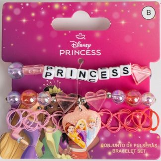 DisneyPrincess Kids Jewelry braccialetto per bambini 3 pz