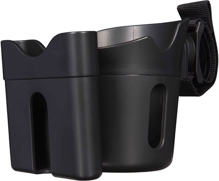 Dooky2-in-1 Cup and Phoneholder reggi bottiglia per la carrozzina 1 pz