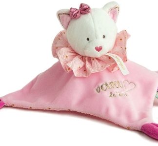 DoudouGift Set Cuddle Cloth doudou per la nanna Pink Cat 1 pz
