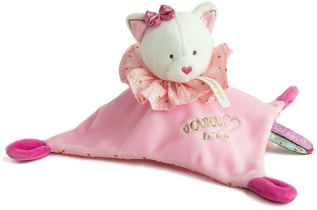 DoudouGift Set Cuddle Cloth doudou per la nanna Pink Cat 1 pz