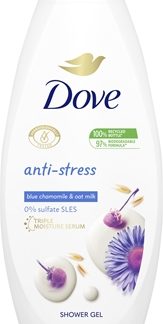 DoveAnti-Stress gel doccia rilassante Blue Chamomile & Oat Milk 250 ml