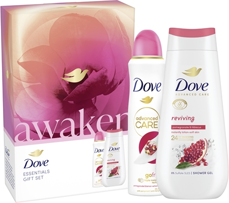 DoveAwaken confezione regalo per il corpo Go Fresh Pomegranate & Lemon Verbena 2 pz