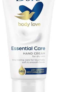DoveBody Care Essential Care crema per le mani per pelli secche 75 ml