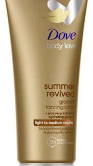 DoveDermaSpa Summer Revived latte autoabbronzante corpo colore Light to Medium 200 ml