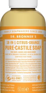Dr. Bronner’sCitrus & Orange sapone liquido universale 60 ml