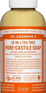 Dr. Bronner’sTea Tree sapone liquido universale 60 ml