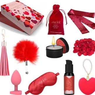 Dream ToysAmour The Hearts Of Love Happy Heart Kit set di articoli erotici 10 pz