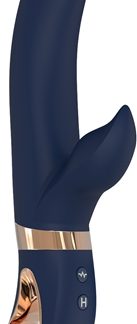 Dream ToysGoddess Collection Atropos vibratore con stimolatore clitorideo blue 22,5 cm