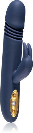 Dream ToysGoddess Collection Zephyros vibratore con stimolatore clitorideo Blue 23 cm