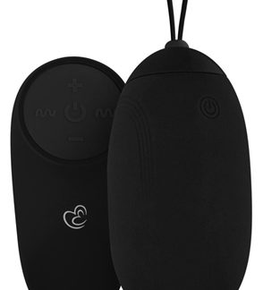 EasyToys Vibrating Egg With Remote Control Uovo vibrante Black 17 cm