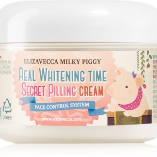 ElizaveccaMilky Piggy Real Whitening Time Secret Pilling Cream crema idratante emolliente effetto scrub100 ml